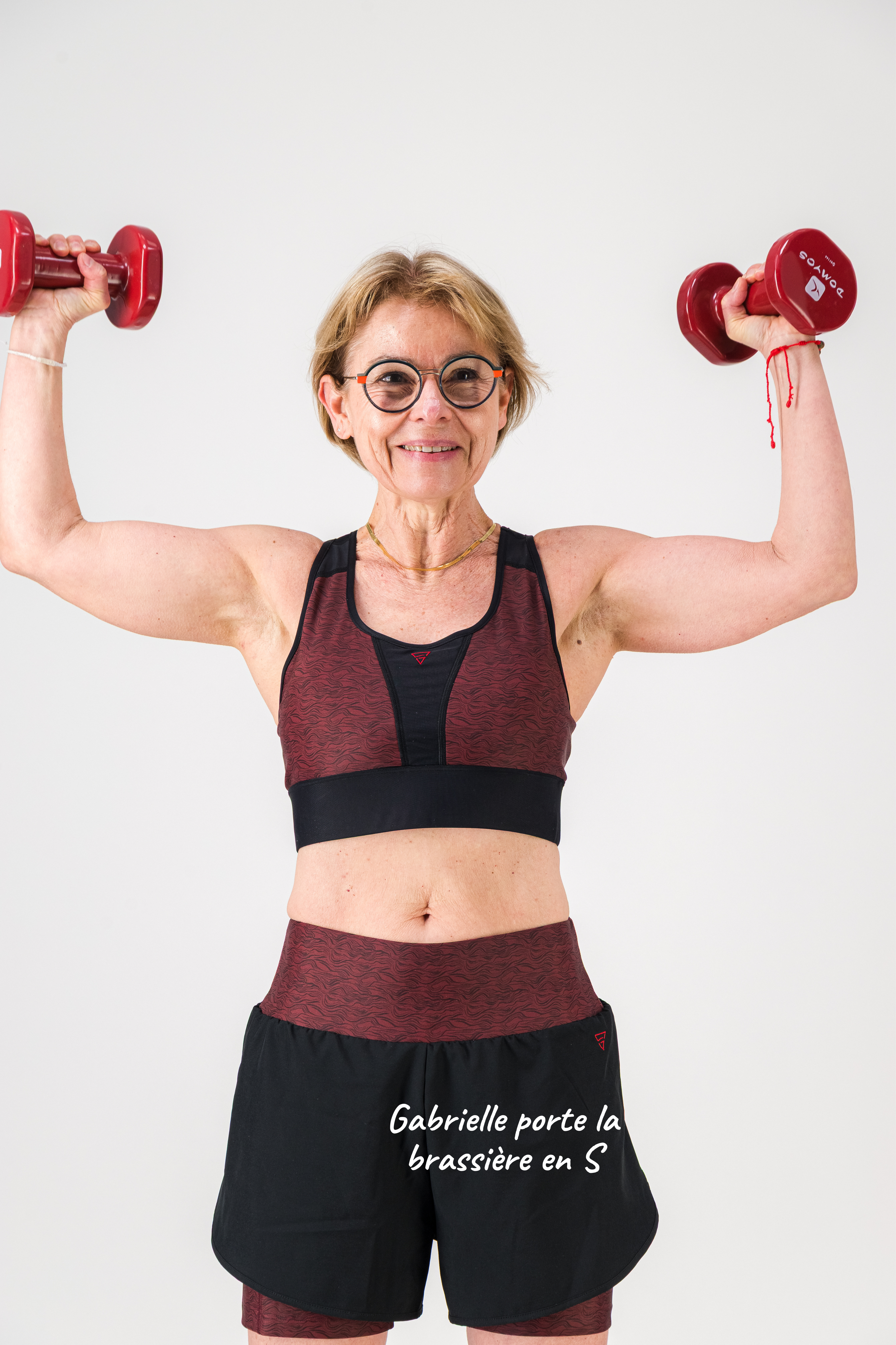 Brassière de sport maintien fort femme – SKIN V3 "Vibrations" en ECONYL® recyclé gayaskin
