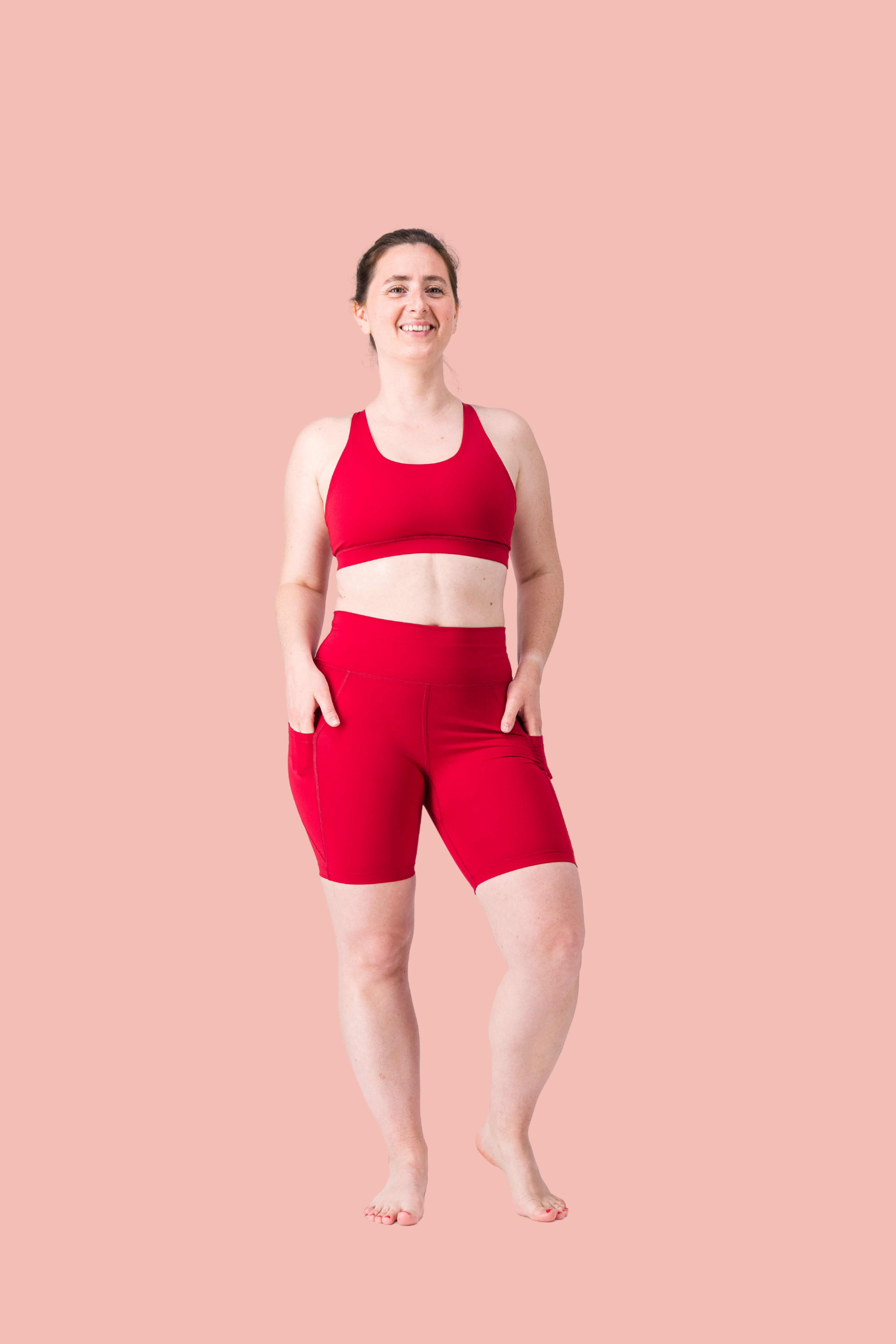 Pack Printemps - La Lumineuse Rouge - Brassière et short gayaskin