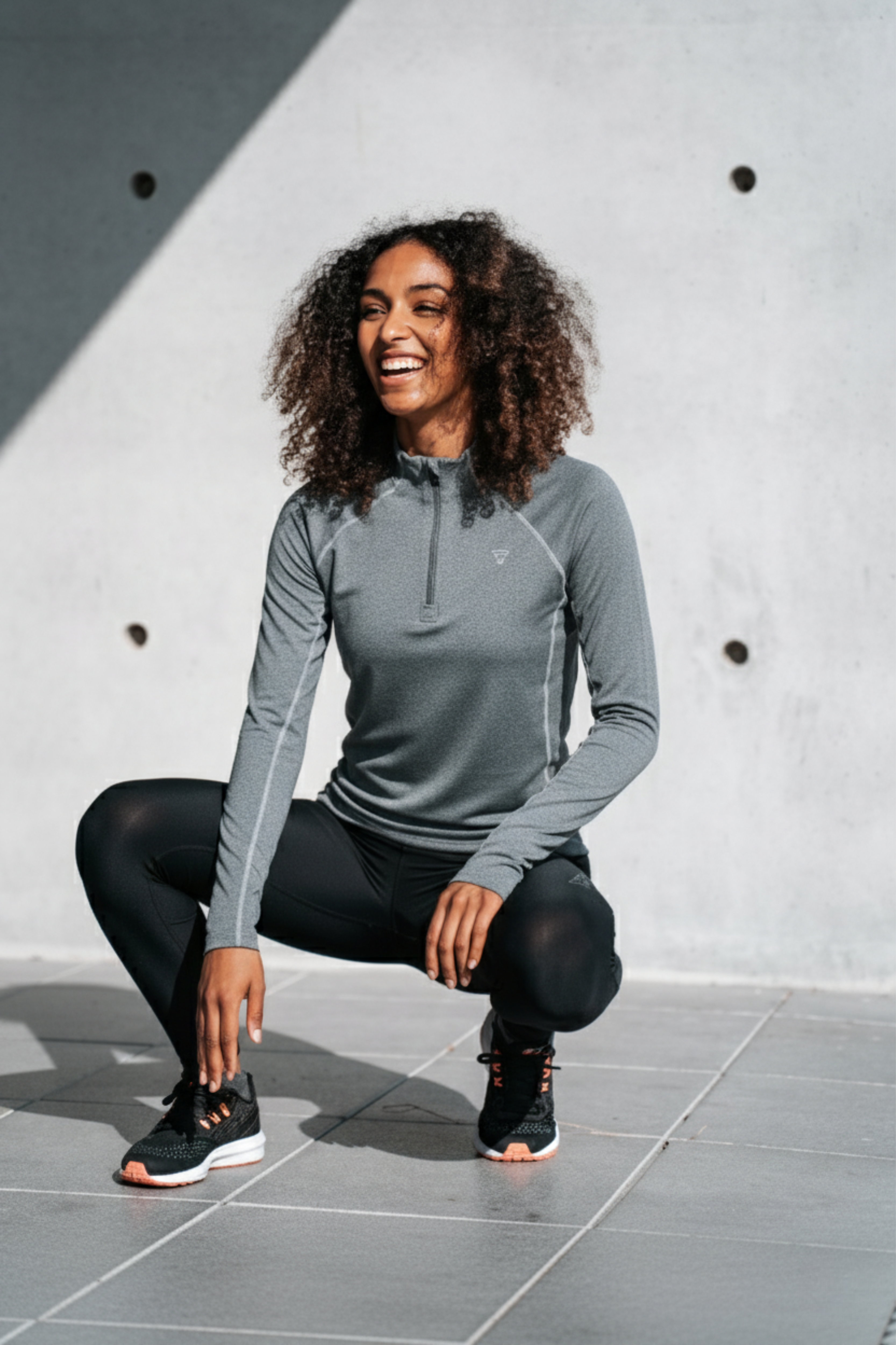 Pack "L'Endurante" Orion - T-shirt manches longues et legging long noir gayaskin