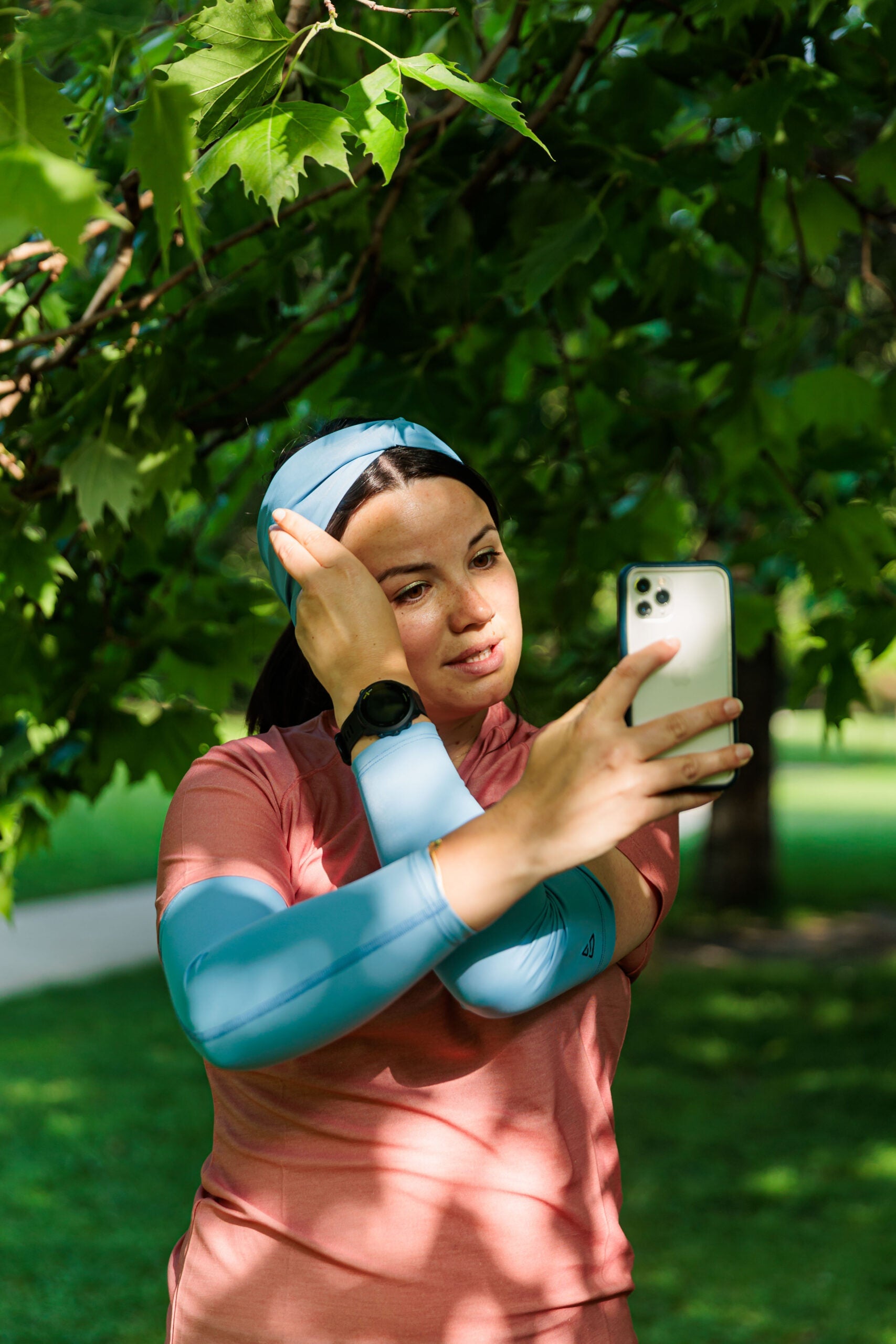 Bandeau sport femme "Blueberry" – Léger et stylé, écoresponsable gayaskin