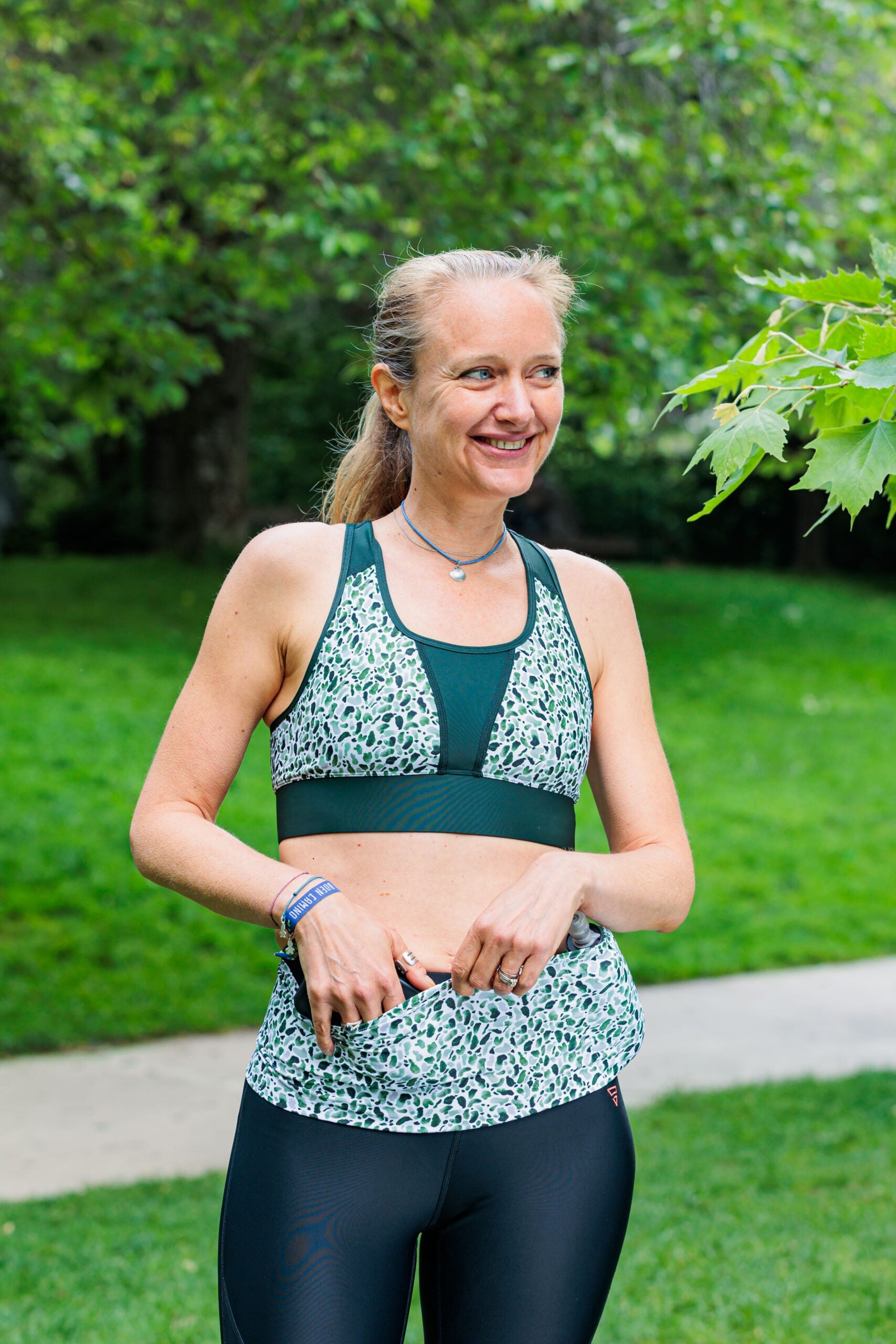 Ceinture de Running femme "SCOTLAND" - pratique respirante et stylée, écoresponsable gayaskin