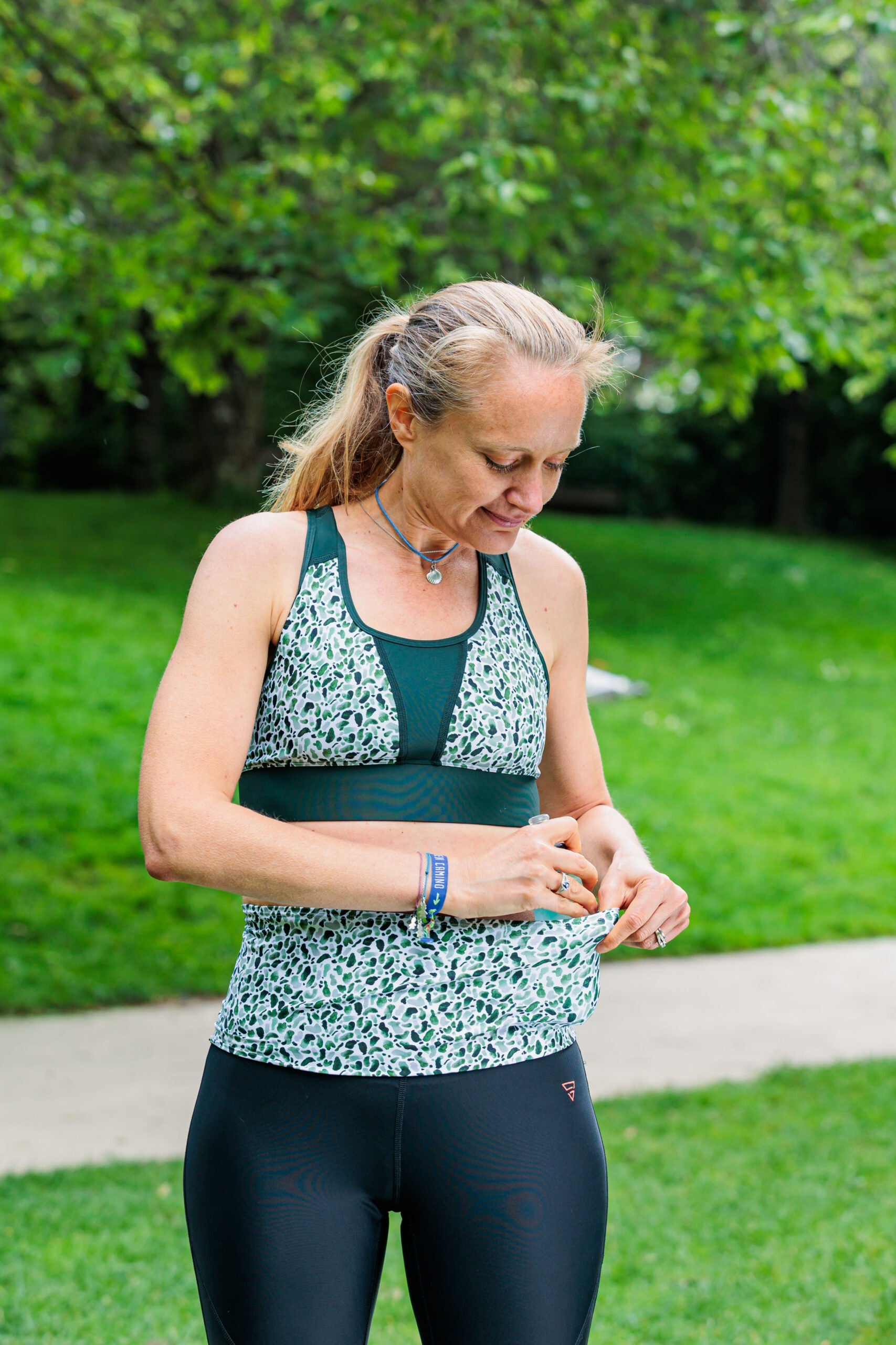 Ceinture de Running femme "SCOTLAND" - pratique respirante et stylée, écoresponsable gayaskin