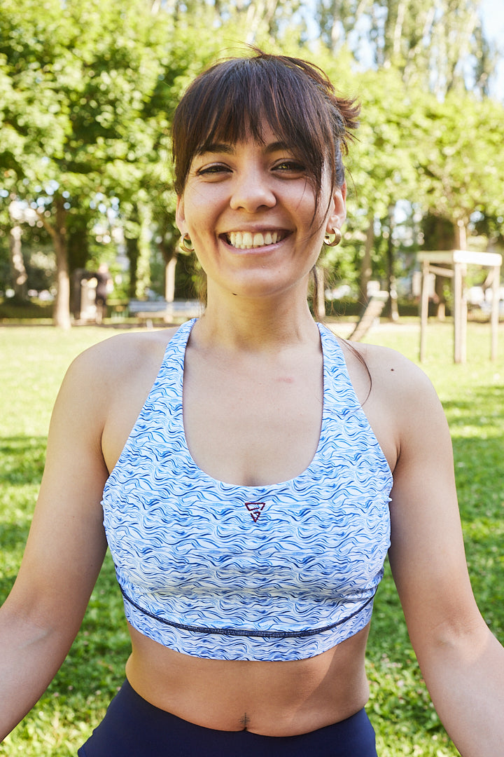 Brassière sport femme GAYA "Nouvelle Vague"– maintien modéré, confort et style, écoresponsable gayaskin