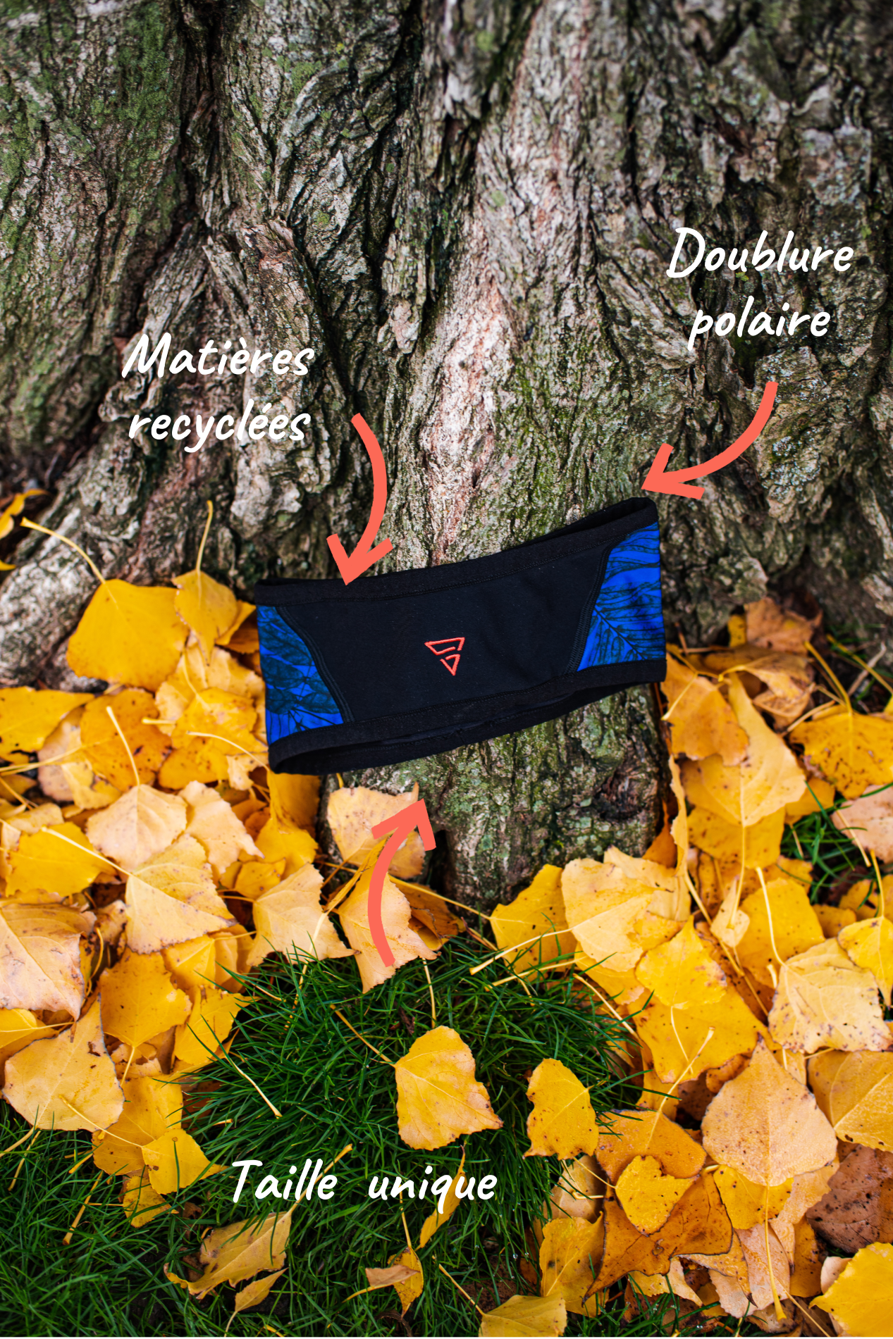 Bandeau sport femme hiver "L'Intrépide" - Chaud et stylé, écoresponsable gayaskin