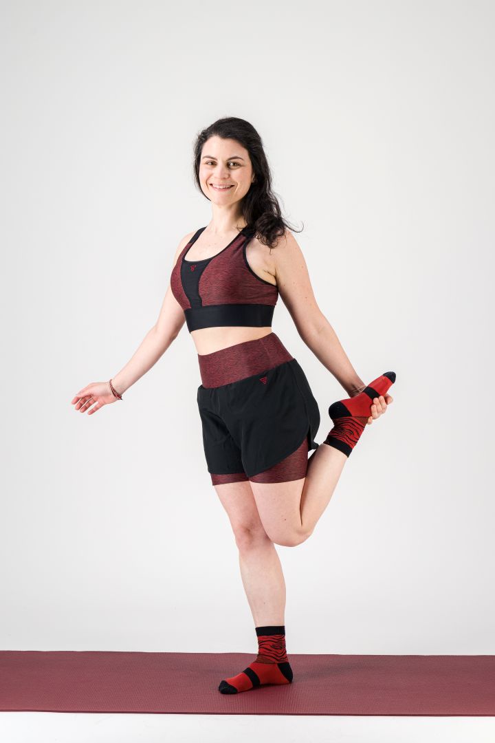 Brassière sport maintien fort SKIN V3 "Vibrations"– Maintien fort technique et style, écoresponsable gayaskin