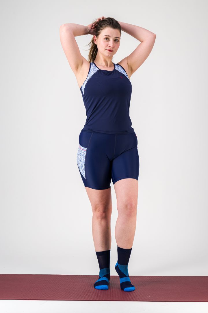 Short cuissard femme "Nouvelle Vague" - maintien et zéro frottement, écoresponsable gayaskin