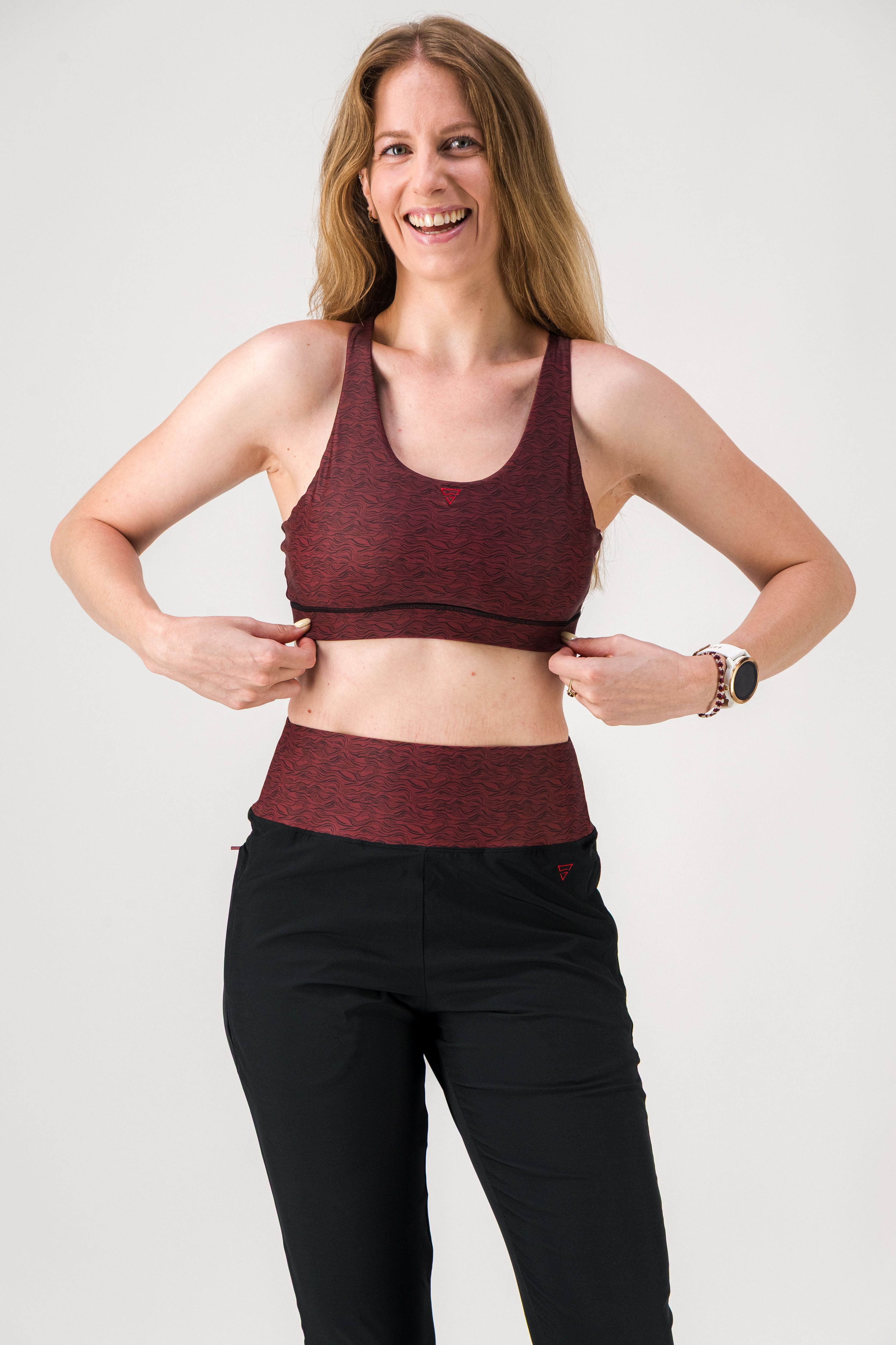 Brassière de sport ecoresponsable GAYA "Vibrations"– maintien modéré, confort et style gayaskin