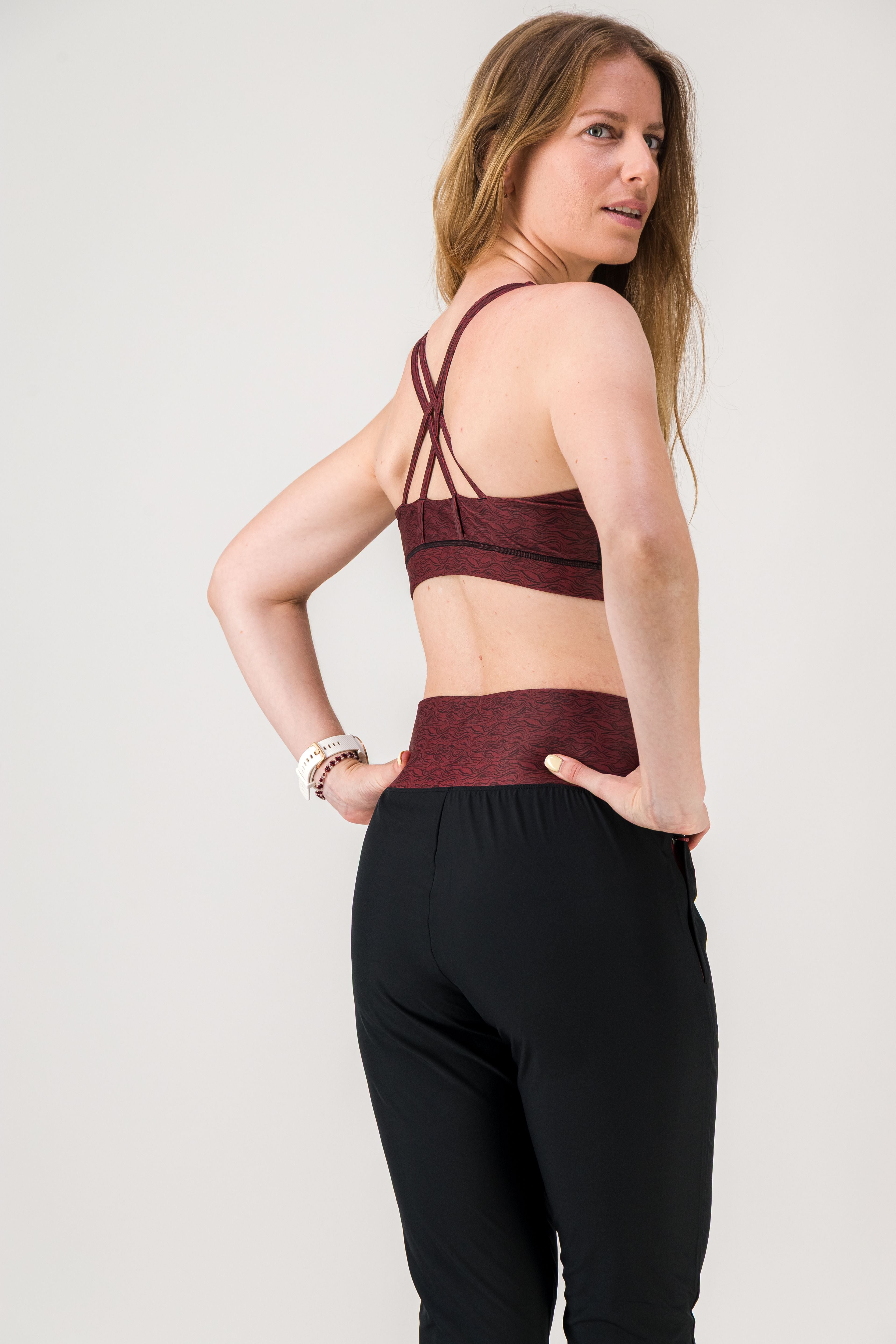 Brassière de sport ecoresponsable GAYA "Vibrations"– maintien modéré, confort et style gayaskin