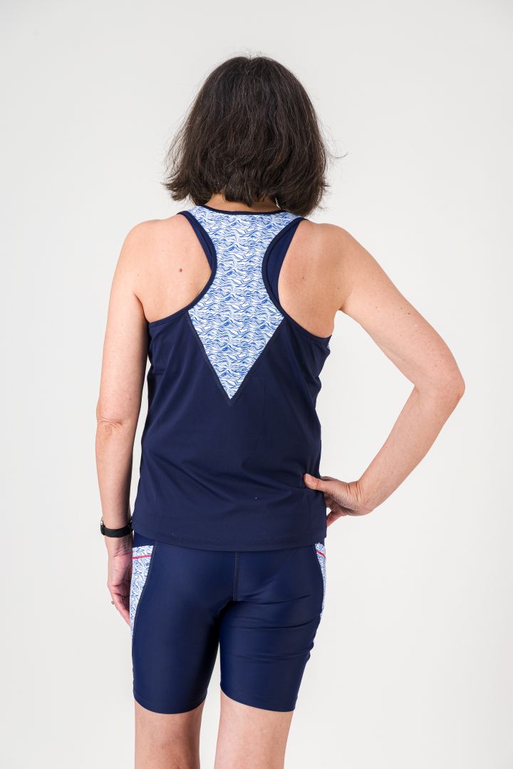 Débardeur sport femme "Nouvelle Vague" – léger, respirant et écoresponsable gayaskin
