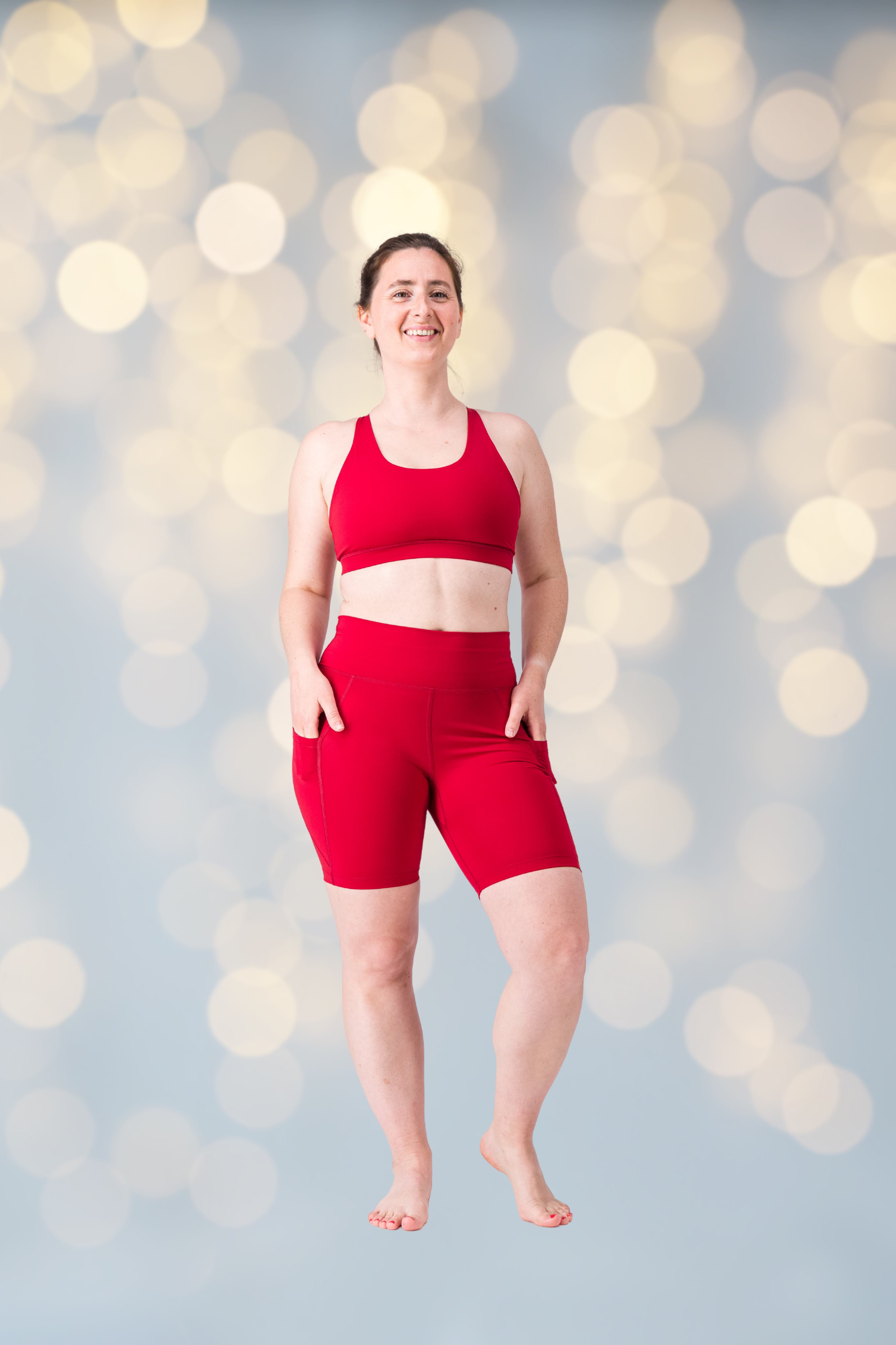 Pack Noël - La Lumineuse Rouge - Brassière et short gayaskin