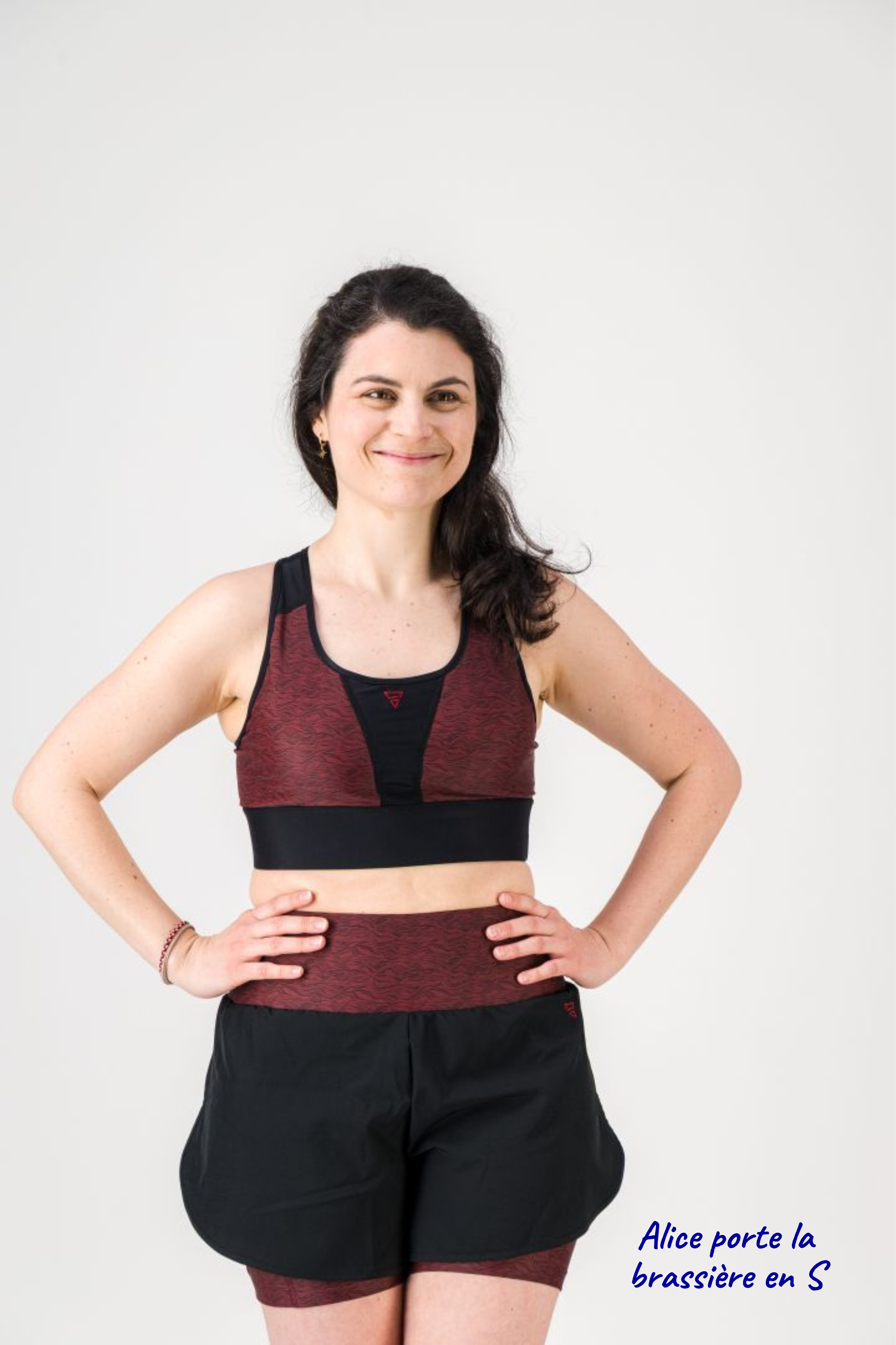 Brassière de sport maintien fort femme – SKIN V3 "Vibrations" en ECONYL® recyclé gayaskin
