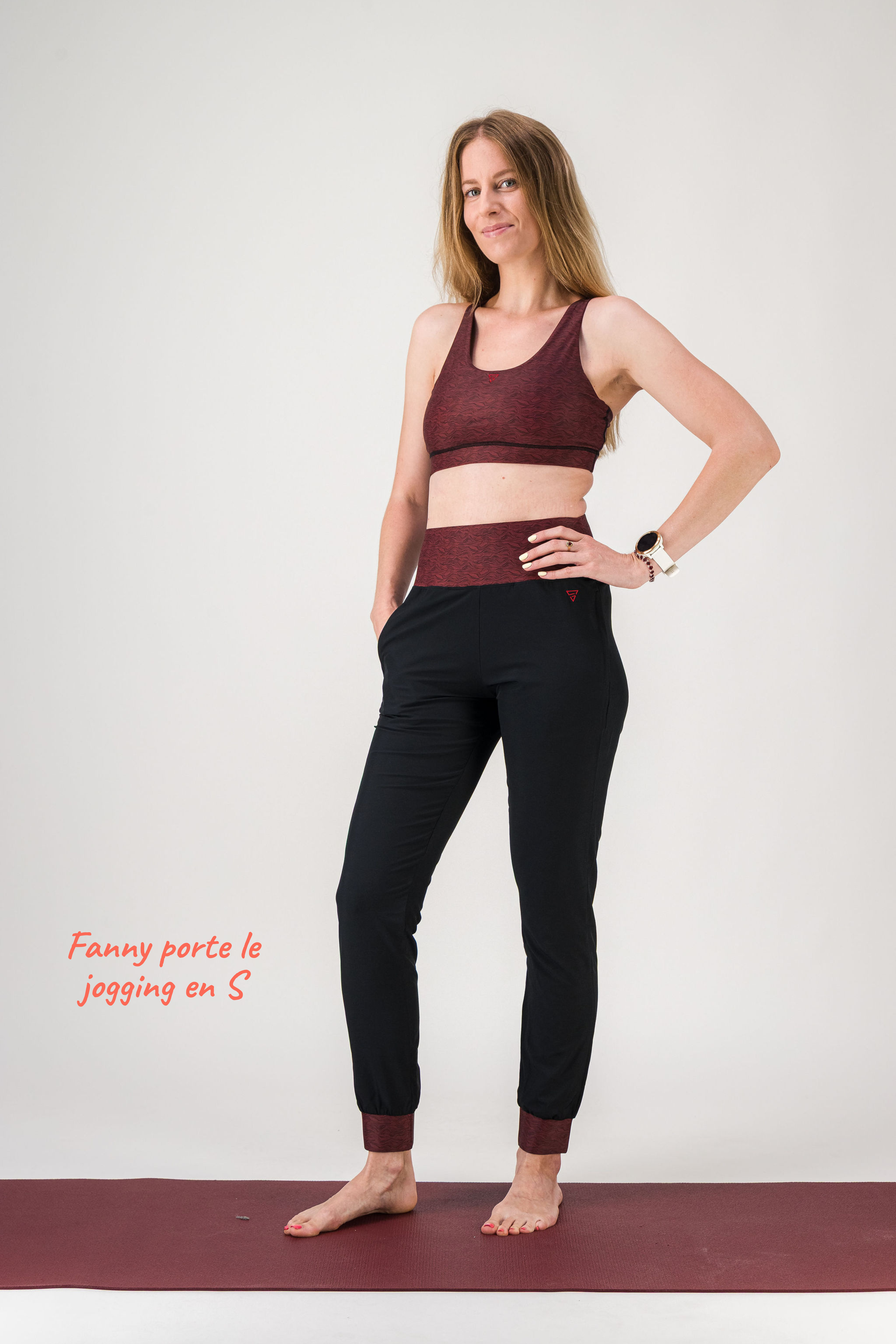 Jogging femme écoresponsable - Vibrations – léger, respirant et taille haute gayaskin