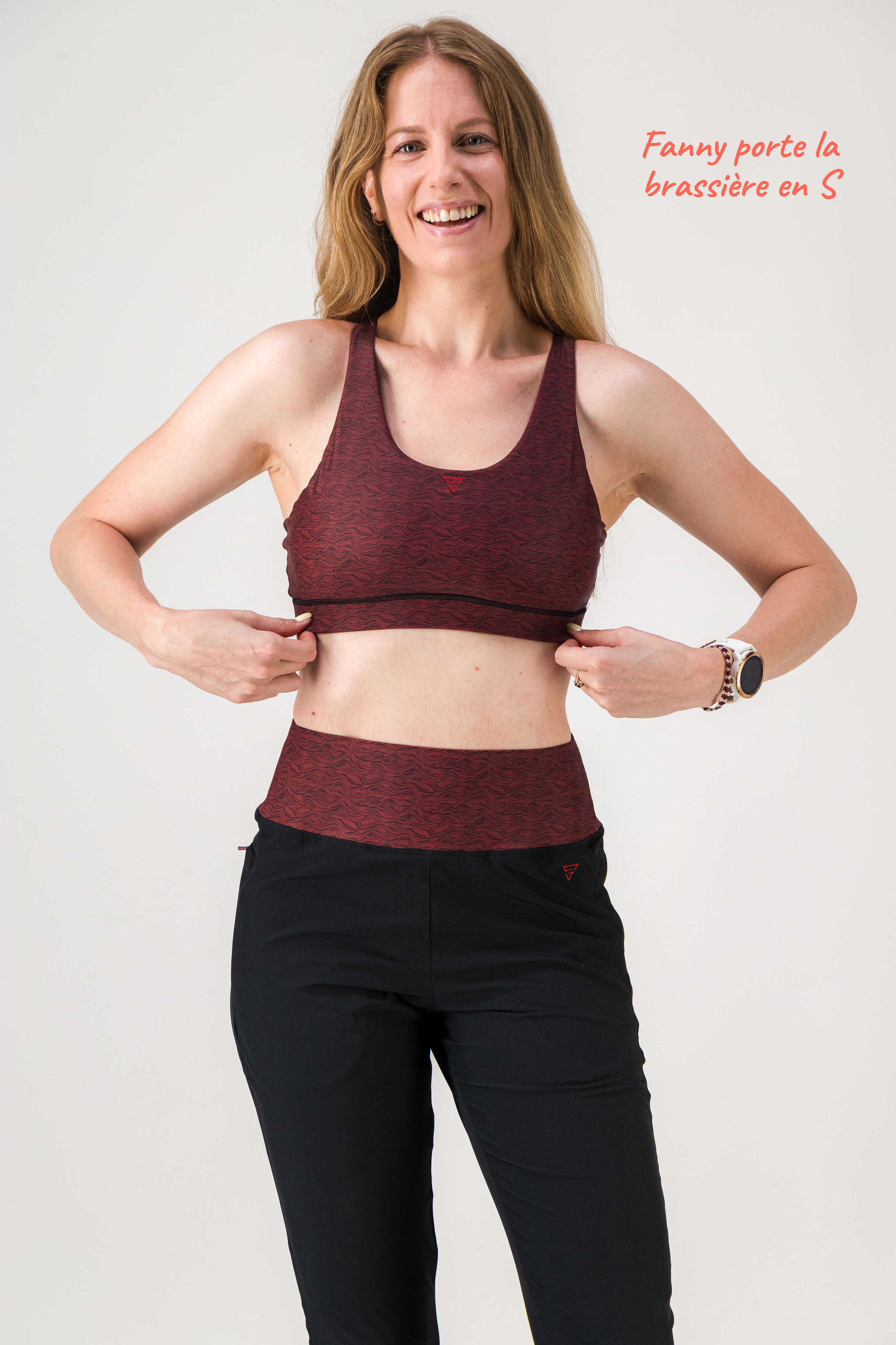 Brassière de sport ecoresponsable GAYA "Vibrations"– maintien modéré, confort et style gayaskin