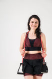 Brassière sport maintien fort SKIN V3 "Vibrations"–  Maintien fort technique et style, écoresponsable gayaskin