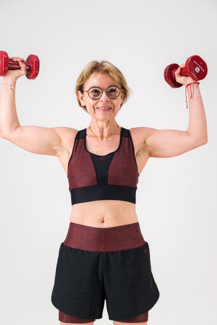 Brassière sport maintien fort SKIN V3 "Vibrations"–  Maintien fort technique et style, écoresponsable gayaskin