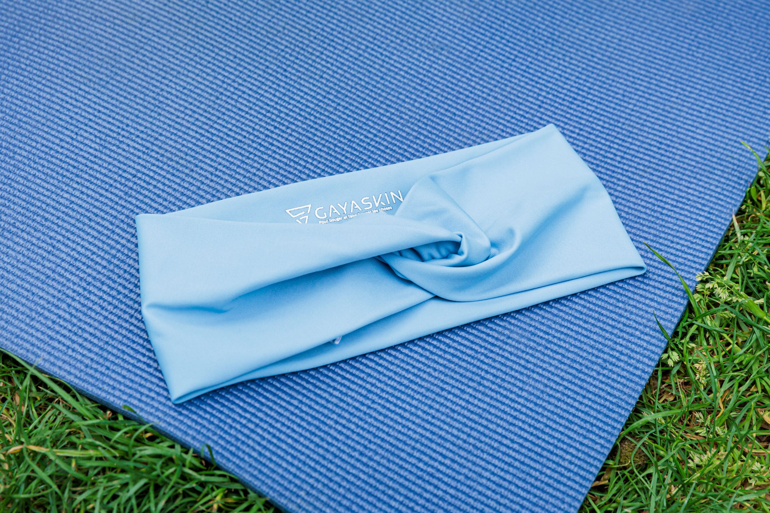 Bandeau sport femme "Blueberry" – Léger et stylé, écoresponsable