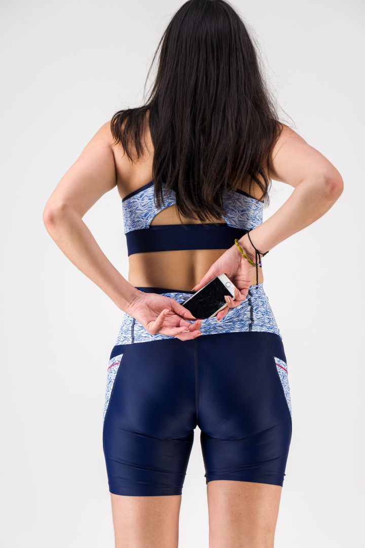 Ceinture de Running femme "Nouvelle Vague" -  pratique respirante et stylée, écoresponsable gayaskin