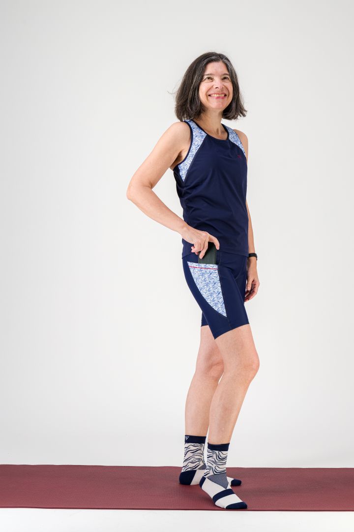 Short cuissard femme "Nouvelle Vague" - maintien et zéro frottement, écoresponsable gayaskin