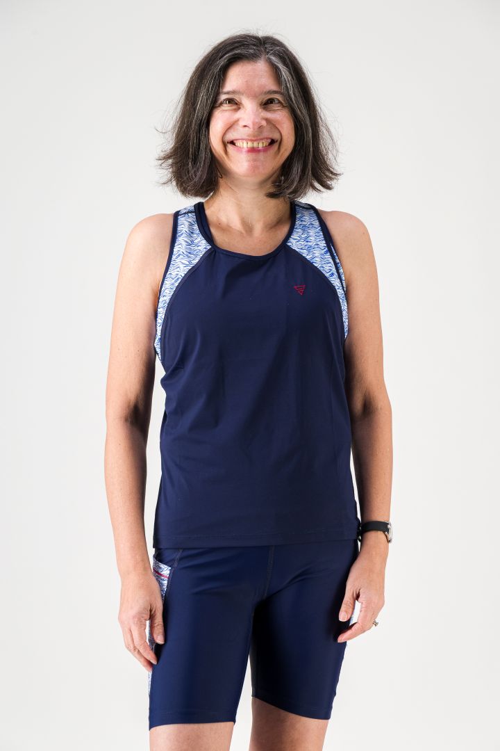 Débardeur sport femme "Nouvelle Vague" – léger, respirant et écoresponsable gayaskin