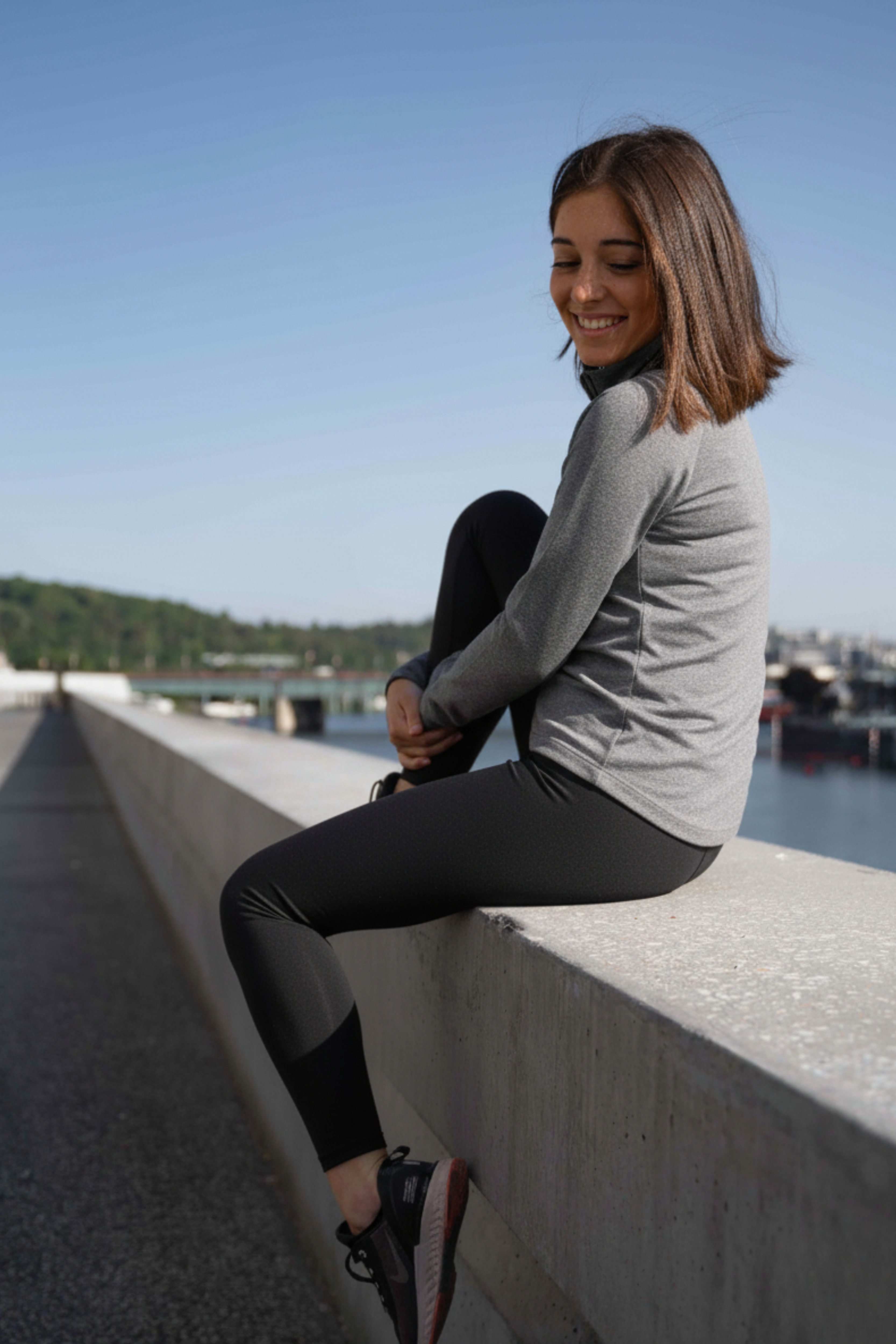 Pack "L'Endurante" Orion - T-shirt manches longues et legging long noir gayaskin