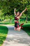 Chaussettes de sport femme mi-hautes "Vibrations" – respirantes, anti-frottements, made in France & recyclées gayaskin