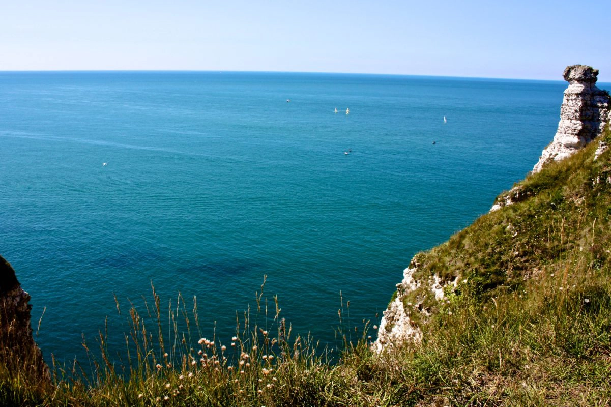 etretat précipice