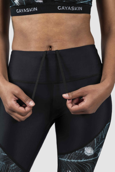 gayaskin zoom sur cordon de serrage legging skin