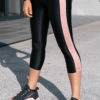 legging 3 4 rose chine