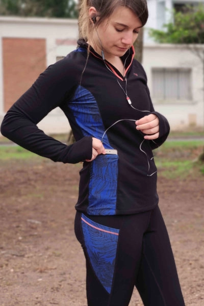 t shirt thermal profil poche et telephone