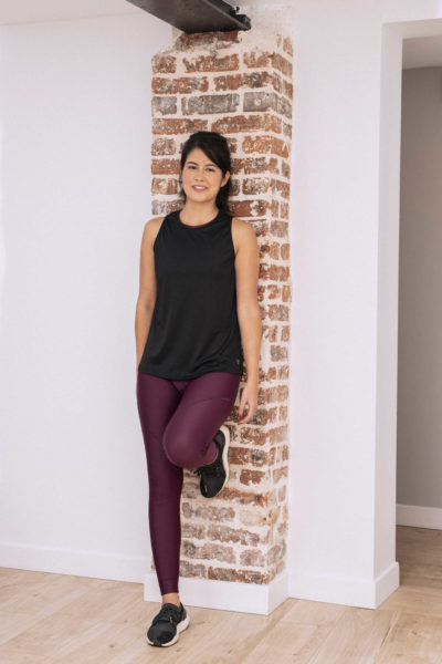 04b Le legging Orion vigneto et debardeur selene