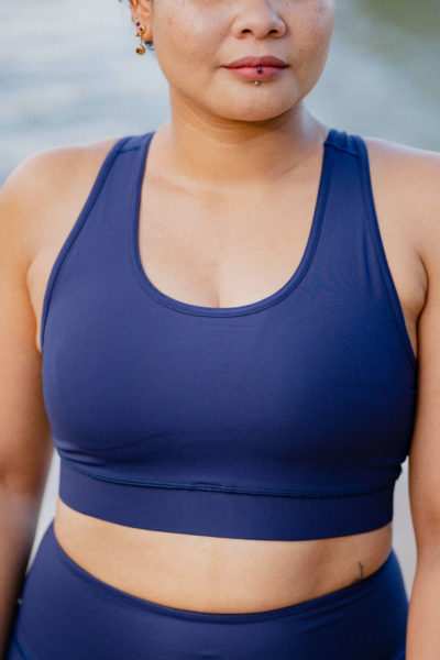 zoom brassiere basic bleue face